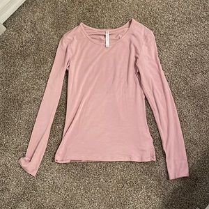 Fabletics size small pink long sleeve top
